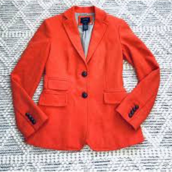 J. Crew Jackets & Blazers - J. Crew Vibrant Orange Women's Blazer